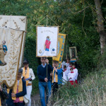 Saint Joseph en procession avec Sainte Anne